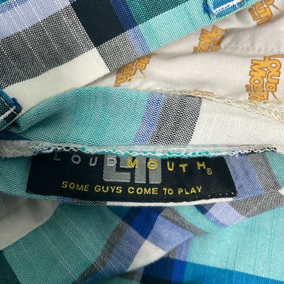 Loud Mouth Fairway Heritage Blue Plaid Golf Pants size 28 - Picture 5 of 6